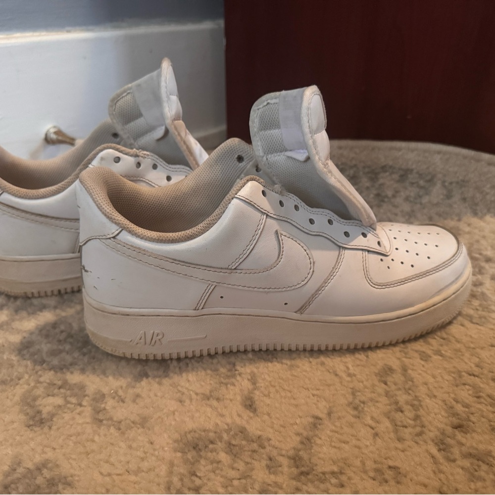 White Nike Air Force 1 Sneakers